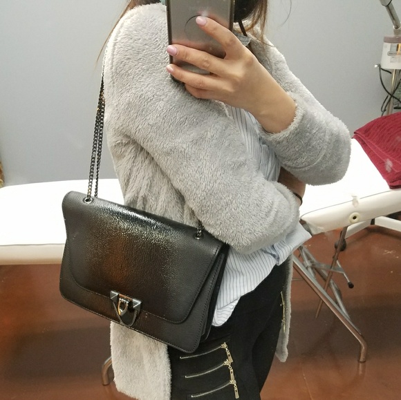 Sold*****Valentino demilune goat skin black ombre - Picture 8 of 8